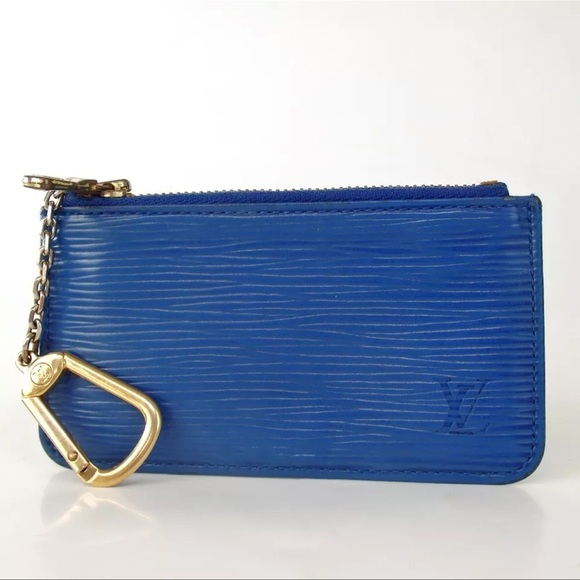 Authentic LOUIS VUITTON Epi Pochette Kure Leather Coin Pouch Purse - Picture 1 of 8